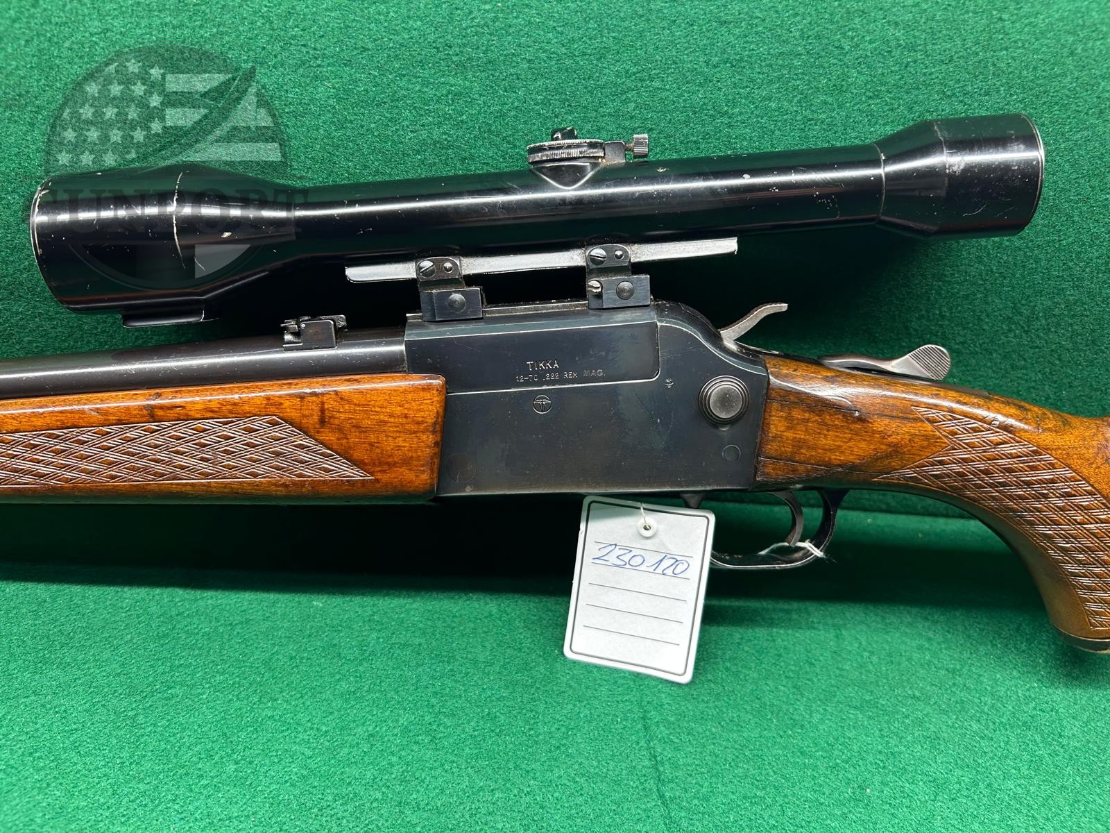 Tikka O/U shotgun–rifle combination — .222 Rem Magnum / 16 GA - Image 2