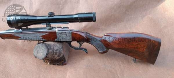 Heym / Ruger No.1 falling-block rifle  7x64  with Zeiss Diavari 2.5–10x52
