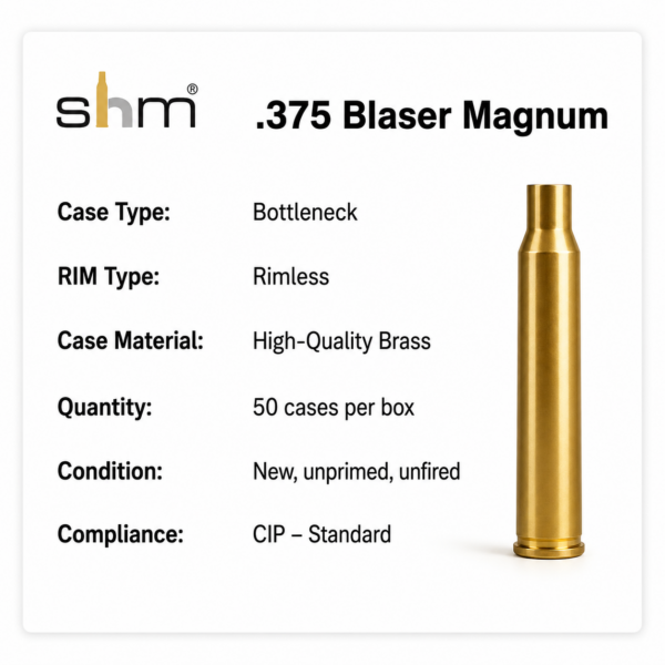 .375 Blaser Magnum | Box 50 pieces