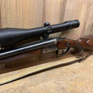 DRILLING Made by Simson Suhl 12GA 30-06 Insert .22 Hornet Zeiss Diavari 3-12x56