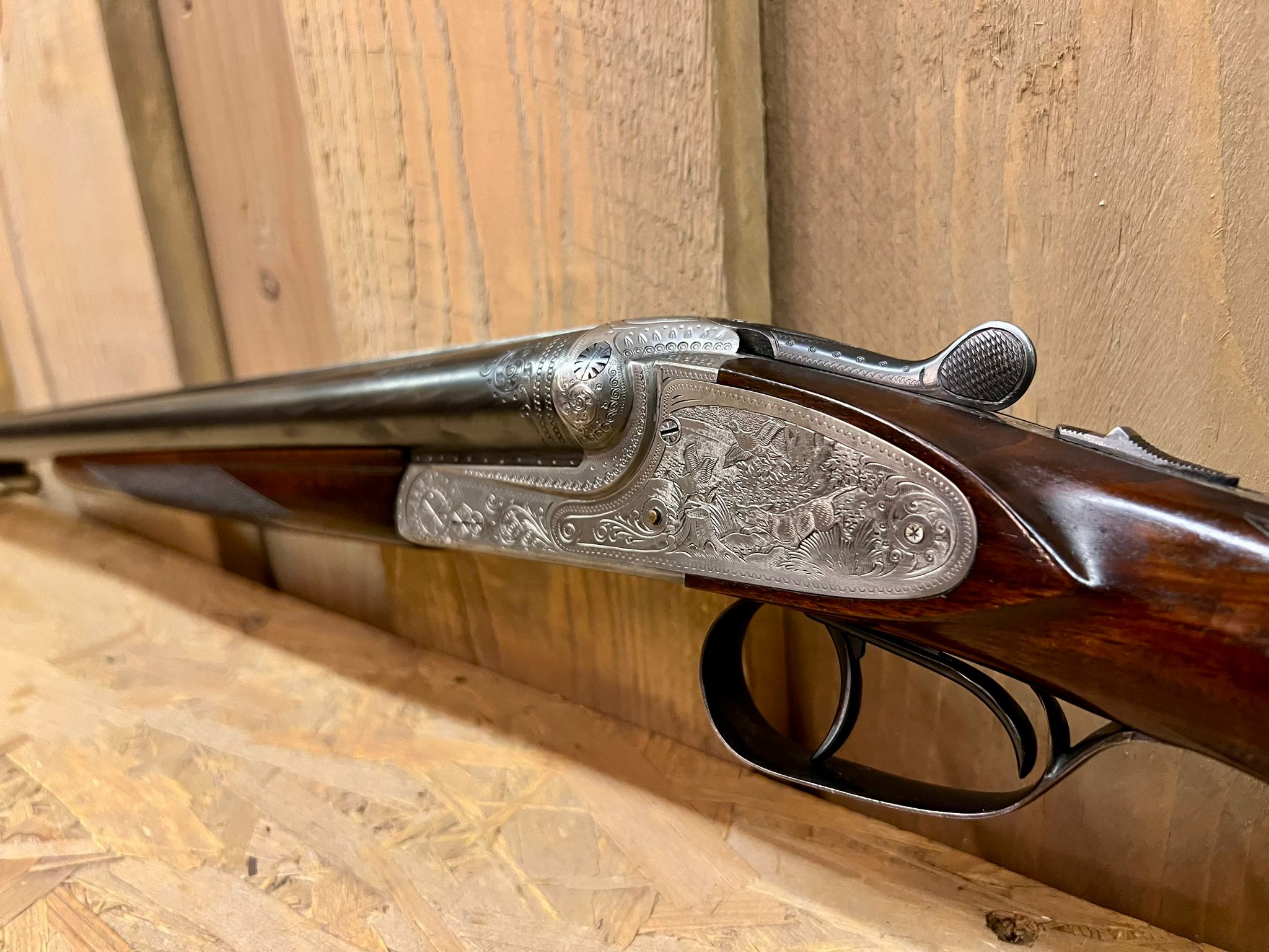 Simson side-by-side shotgun is chambered in 16 Gauge (2¾") - Image 2