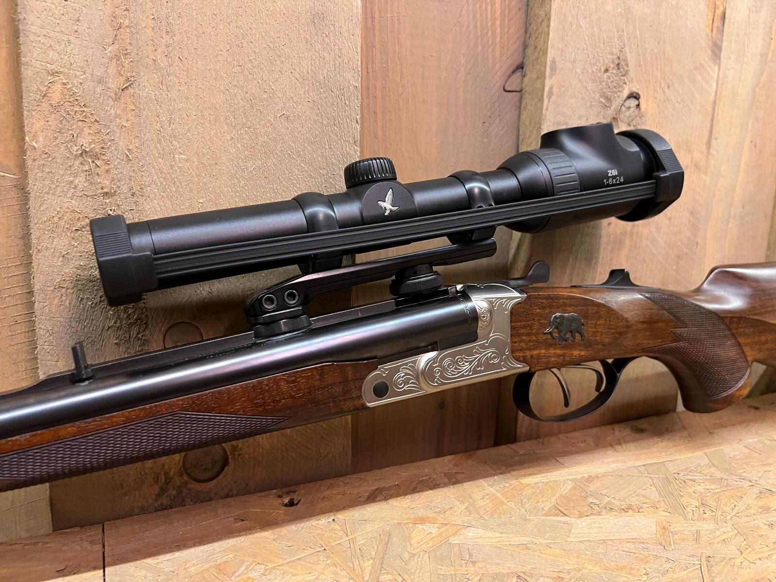 Krieghoff Classic .470 NE Double Rifle with Swarovski 1-6x24 – Excellent Condition - Image 2