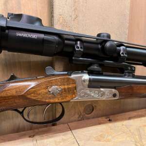 Krieghoff Classic .470 NE Double Rifle with Swarovski 1-6x24 – Excellent Condition