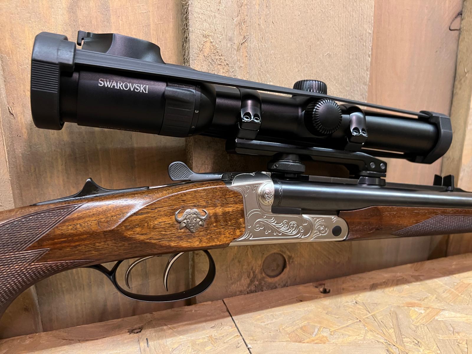 Krieghoff Classic .470 NE Double Rifle with Swarovski 1-6x24 – Excellent Condition