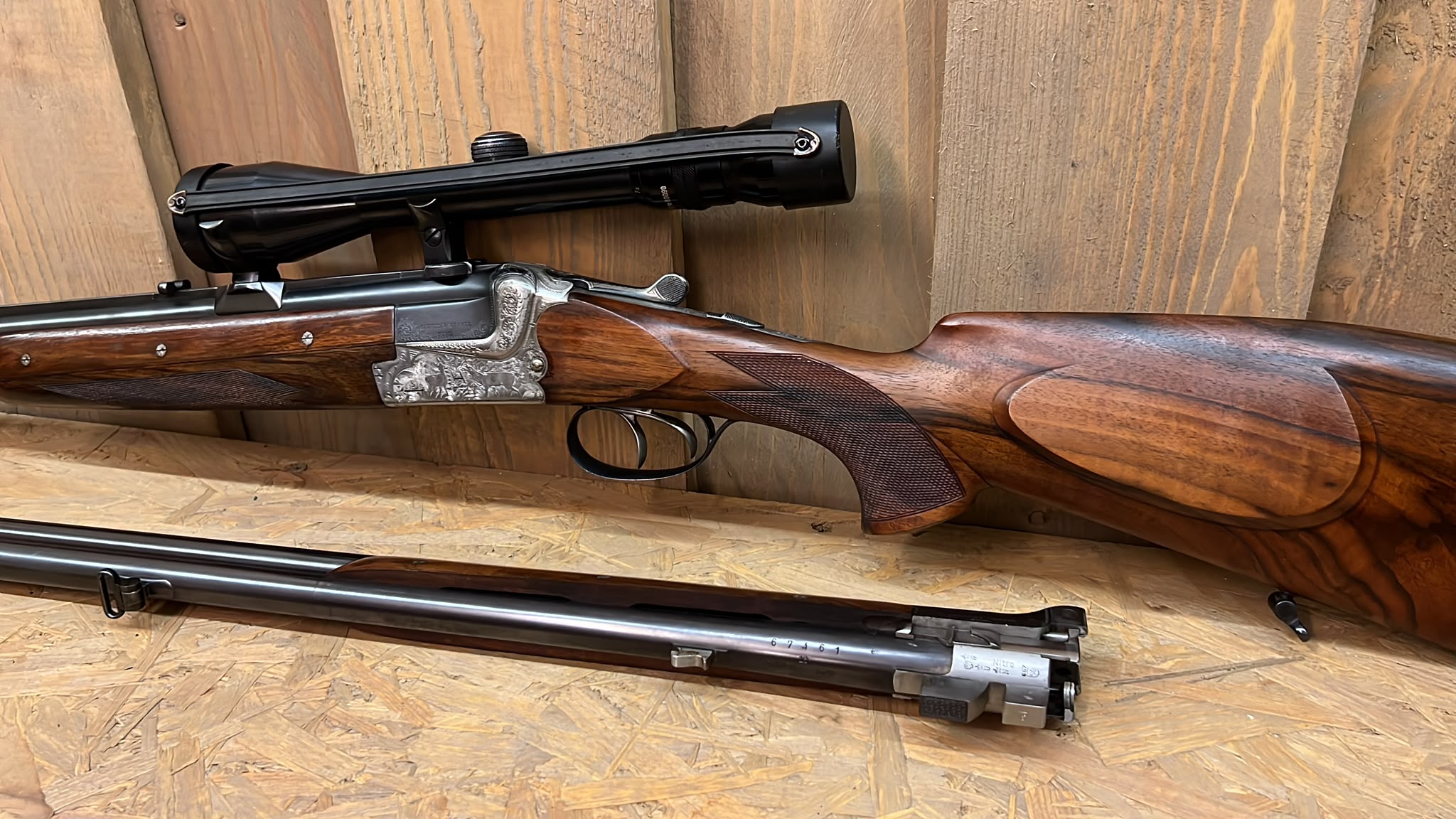 MERKEL O/U Combination Gun – 7x65R / 16 GA – Extra 16 GA O/U Shotgun Barrel Set – Kahles Scope