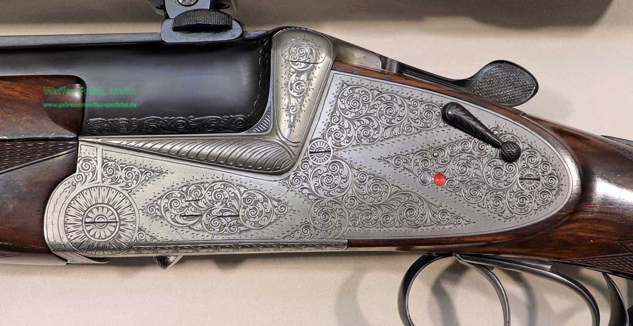 Winkler “Super Deluxe” Drilling Combination Gun 12 Gauge 2¾" / 7x65R / .22 WMR (.22 Winchester Magnum Rimfire) with Interchangeable Barrel Set and Insert Barrel